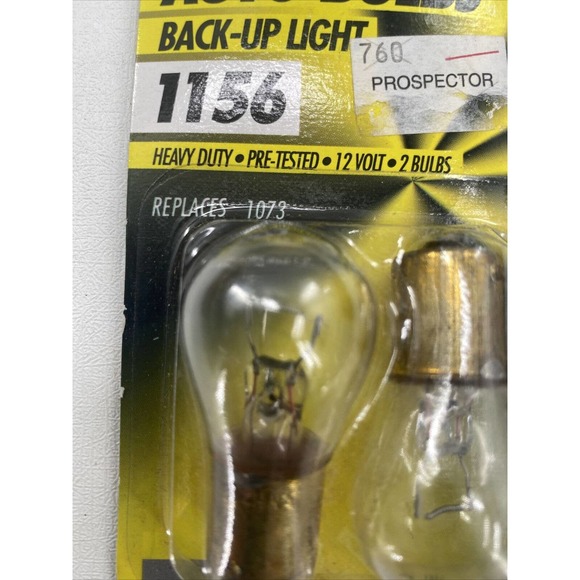Victor #1156 Auto Bulbs Back Up Light 2 Pack 12 Volt Heavy Duty Replacement - Picture 3 of 6